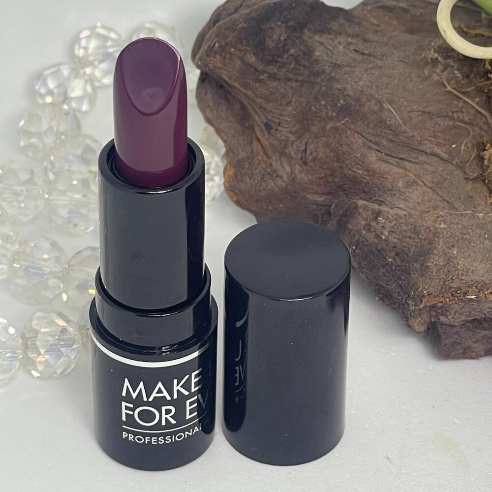 Make Up For Ever Artist Rouge Light Lipstick - L501 Aubergine - Full Size -New